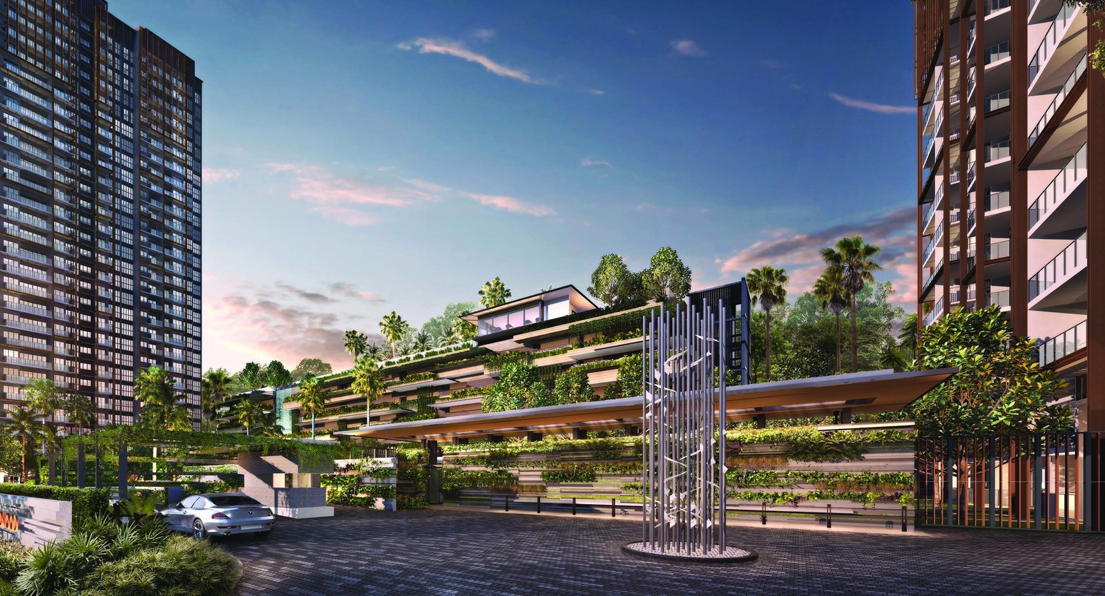 Arrival podium (artist’s impression)