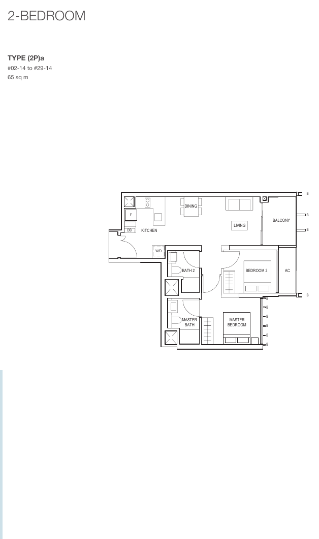 2-Bedroom, Type (2P)a