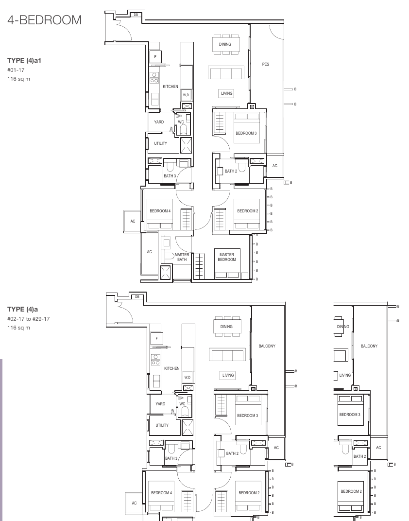 4-Bedroom, Type (4)a